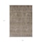 Homeroots 9' X 12' Brown And Tan Floral Washable Indoor Outdoor Area Rug 605715 - alternate 3