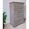 Homeroots 37" Gray Solid Wood Five Drawer Chest 524579 - alternate 2