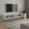 Homeroots 59" White Floating Mount TV Stand 569212 - alternate 7