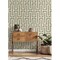 Advantage Henley Teal Geometric Grasscloth Wallpaper 4125-26723 - alternate 2