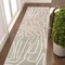 Jonathan Y Alcina Modern Scandinavian Graphic Lines High-Low Beige/Cream 2 ft. x 8 ft. Runner Rug SND102A-28 - alternate 1