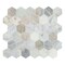 Msi Capri Blue Hexagon Sample Honed Mosaic Marble Floor And Wall Tile ZOR-MD-0532-SAM - alternate 4