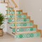 Homeroots 12" X 12" Green and White Mosaic Peel and Stick Removable Tiles 556423 - alternate 3