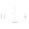 Z-Lite Tova Matte Black 2 Light Linear Chandelier 3049-42L-MB - alternate 2