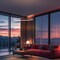Jonathan Y Brice 35" Modern Contemporary Metal Round Dimmable Integrated LED Pendant, Matte White JYL7220I - alternate 6