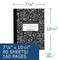 Roaring Spring Case of Black Marble Comp Notebook, College Ruled, 80 sht, Oversized 10.25"x8", Flexible Covers, PK48 77481cs - alternate 3