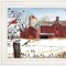 Homeroots Winter Friends 1 White Framed Print Wall Art 404421 - alternate 4