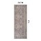 World Rug Gallery Beige Classic Washable Rug - Flat Pile, Non-Slip, Versatile for Any Room 2 ft 6 in x 6 ft Runner WR172BEIGE26X6 - alternate 3
