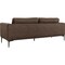 Homeroots 87" Brown Sofa With Black Legs 480933 - alternate 3