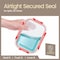 Bakkenmaster Borosilicate Glass Food Storage Containers with Lids, BPA-Free, Airtight and Leak-Proof, Red, 24PK EMPGFCL24RD - alternate 4
