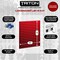 Triton Products 46 pc LocHook Assortment W/ (2) 24" W x 24" H Red 18-Gauge Steel Square Hole Pegboards LB1-RKit - alternate 3