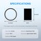 Ipower 6 inch 25 feet  PVC ducting, Black(Environmental protection materials) GLDUCT6X25CPVCBLK - alternate 4
