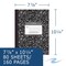 Roaring Spring Case of Signature Black Marble Comp Notebooks, 5x5 Graph Ruled, 80 Sheets, Oversized 10.25"x7.88", PK24 77475cs - alternate 6