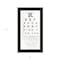 Homeroots Eye Chart II 3 Black Framed Print Wall Art 407450 - alternate 3