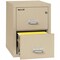 Fireking 12-3/16" W 2 Drawer Fire-Resistant Vertical File Cabinet, Parchment, Letter 2-1825-CPA - alternate 2