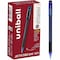 Uniball TM Jetstream 101 Ballpoint Pen, 1mm Medium Pen Point, Blue Ink, Gel-based, Black, Blue, 12PK 1768012 - alternate 1