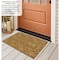 Gardenised Heavy Duty Coco Coir Doormat with Non Slip PVC Baking Embossed Design, Cozy Welcome QI004882 - alternate 3