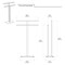 Gatco Modern Floor Towel Stand, Matte Black 1552MX - alternate 2