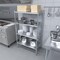 Amgood 4 Tier Galvanized Steel Dry Storage Unit. 24 in. x 43 in. x 72 in. 4GS-2443-Z - alternate 3