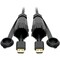 Tripp Lite HDMI CABLE HIGH-SPEED 2 IP68 CONNECTORS INDUSTRIAL ETHERNET 12FT P569-012-IND2 - alternate 1