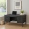 Regency Mesa Steel Double Pedestal Teacher's Office Desk with Center Drawer 60in x 30in, Grey 66266DPCDGY - alternate 3