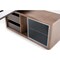 Homeroots 29.5" Leatherette and Veneer Office Desk with a Side Storage Cabinet 284262 - alternate 2