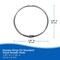 Kenney Mfg Rust-Resistant Metal Circular O-Ring Shower Curtain Rings, Set of 12, Chrome KN96004 - alternate 4