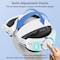Alpha Digital Meta Quest 2 Head Strap Replacement- 6000mAh Battery - White MQ3 PRO - alternate 3