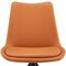 Homeroots Orange And Black Faux Leather Dining Side Chair 556570 - alternate 4