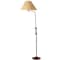Homeroots 68" Rusted Adjustable Traditional Shaped Floor Lamp With Brown Empire Shade 526246 - alternate 1