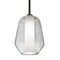 Besa Lighting Link Stem Pendant, Clear/Opal, Bronze Finish, 1x9W LED 1TT-LINKCL-LED-BR - alternate 1