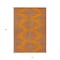 Homeroots 10' X 14' Orange And Blue Geometric Washable Indoor Outdoor Area Rug 598769 - alternate 3