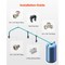 Vevor Air Compressor Line Kit 3/4'' x 100FT HDPE/Aluminum Shop Air Piping System Blue CAP 100ft - alternate 5