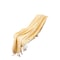Homeroots 60" X 50" Yellow Woven Cotton Geometric Throw Blanket with Fringe 516499 - alternate 4