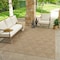 Homeroots 5' X 8' Beige and Brown Geometric Distressed Indoor Outdoor Area Rug 559065 - alternate 5