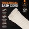 Xpose Safety White Braided Sash Cord 3/16in x 100ft WSC316-100-X - alternate 3