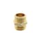 Firesafe 1-1/2" Male NH/NST X 1-1/2" Male NH/NST Brass HEX Fire Hose / Hydrant Adapter 8612041 - alternate 1