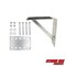 Extreme Max 5001.5783 Galvanized Trailer Step - 5" x 9" 5001.5783 - alternate 1