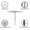 Pure Garden 9-Foot Outdoor Patio Umbrella with Base, Tan 50-101-TBB - alternate 3