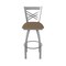 Holland Bar Stool Co 820 Catalina Stainless Steel 36in Swivel Bar Stool with Rein Thatch Seat 82036SS026 - alternate 2