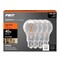 Feit Electric Feit Enhance A19 E26 (Medium) Filament LED Bulb Soft White 40 Watt Equivalence 4 pk A1940CL927/FIL4 - alternate 1