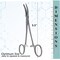 A2Z Scilab Hemostat Kelly 5.5 Inch Curved Half Serrated Jaws A2Z-ZR1099 - alternate 4