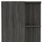 Homeroots 20in Gray Wood Accent Cabinet With Single Door 477596 - alternate 2
