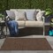 Homeroots 3' X 5' Dark Brown And Brown Geometric Indoor Outdoor Area Rug 552719 - alternate 4