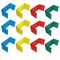Flipside Assorted Premium Corrugated Plastic Study Carrel Pack of 12 19279 - alternate 3