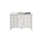 James Martin Vanities Brittany 48in Single Vanity, 3CM Ethereal Noctis Silestone Top, FreePower Wireless Charger 655-V48-BW-FENC - alternate 1