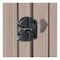 D&D Technologies LokkLatch Adjustable Lockable Residential Gate Latch For All Gates, Black LLAA - alternate 4