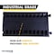 Kable Kontrol Cable Ramp, 2.95 in H, 35.43 in L, 19.685 in W, 3 Channel, Polyurethane/Rubber, Black, Yellow CP9986 - alternate 3
