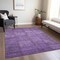 Homeroots 10' X 14' Purple Eggplant And Gray Patchwork Washable Indoor Outdoor Area Rug 581610 - alternate 5