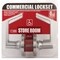 Tell Satin Chromium-Plated Storeroom Door Lever CL100010 - alternate 2